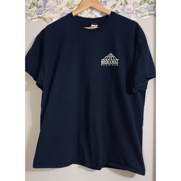 Rock & Roll Hall of Fame Blue XL Inductees Ohio Musician Music Classic Top - Picture 1 of 6